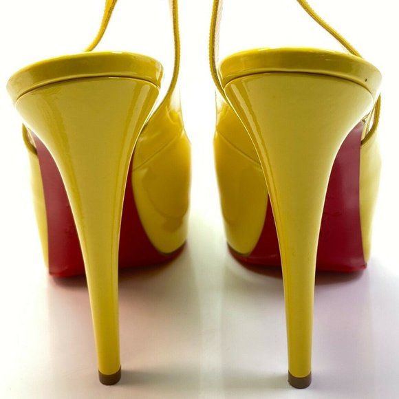 Christian Louboutin Vendome 120 Sling Pumps 38 fits more like a US size 7 - Picture 3 of 6
